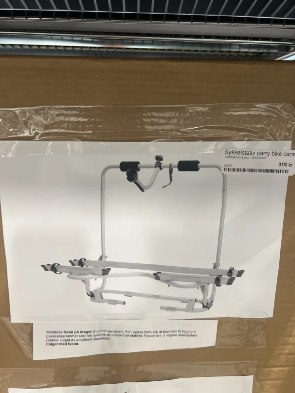 Sykkelstativ  for drag montering carry bike caravan xl a pro ( art nr 20015)